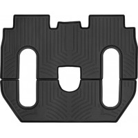 Килимки WeatherTech Black для Tesla Model X (mkI)(6 seats with console)(2-3 row) 18/10/2016-2020