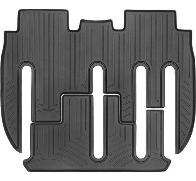 Килимки WeatherTech Black для Tesla Model X (mkI)(7 seats)(with mobile bench)(2-3 row) 23/08/2017-2020, ціна: 6 751 грн.