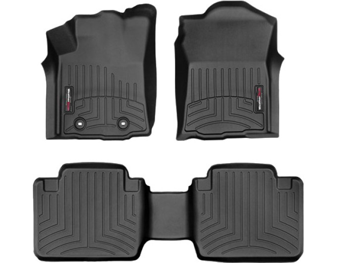 Коврики WeatherTech Black для Toyota Tacoma (mkIII)(extended cab) 2015-2017 manual, цена: 11 488 грн.