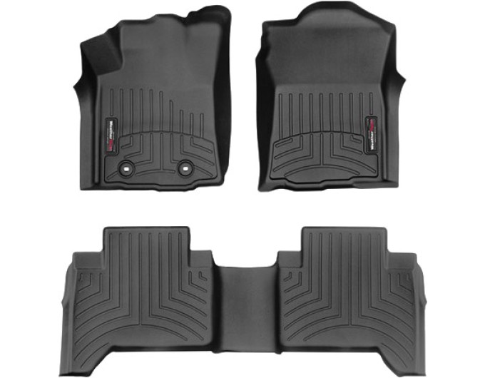 Коврики WeatherTech Black для Toyota Tacoma (mkIII)(double cab) 2015-2017 manual, цена: 11 488 грн.