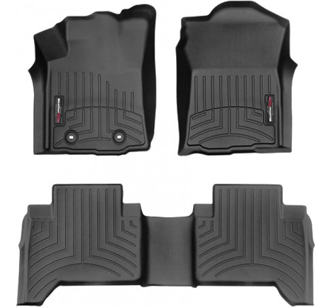 Коврики Weathertech Black для Toyota Tacoma (double cab)(mkIII) 2015-2017 manual, ціна: 10 641 грн.