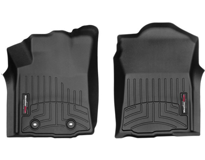 Коврики WeatherTech Black для Toyota Tacoma (mkIII)(extended & double cab)(1 row) 2015-2017 manual, цена: 6 692 грн.