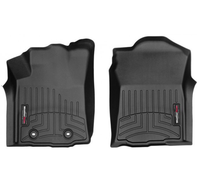 Коврики WeatherTech Black для Toyota Tacoma (mkIII)(extended & double cab)(1 row) 2015-2017 manual, цена: 6 144 грн.