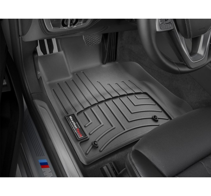 Коврики Weathertech Black для BMW 7-series (Long)(G12)(AWD)(with console) 2015→, ціна: 10 641 грн.