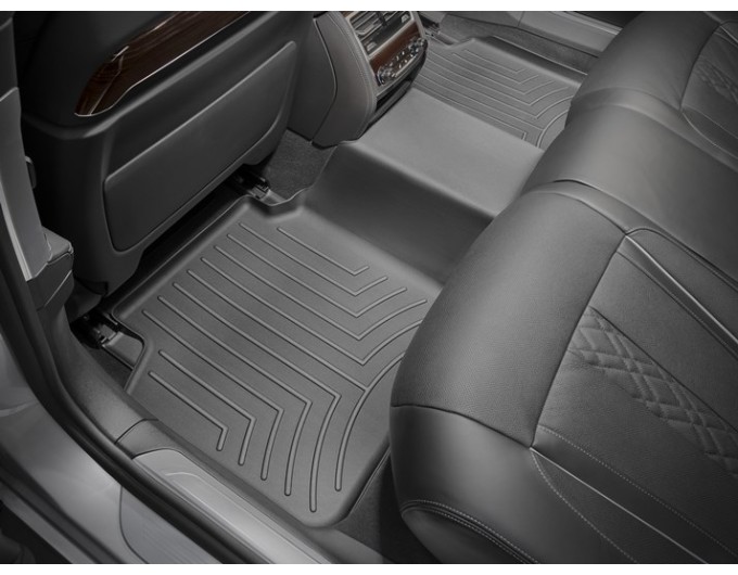 Коврики WeatherTech Black для BMW 7-series (G12)(long)(AWD & RWD)(no console) 2015→, цена: 11 488 грн.