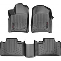 Коврики Weathertech Black для Jeep Grand Cherokee (US)(WK2) 03.2015-12.2015