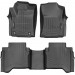 Коврики Weathertech Black для Toyota Hilux (mkVIII)(double cab)(no heating vents on 1 row) 2015→, ціна: 10 641 грн.