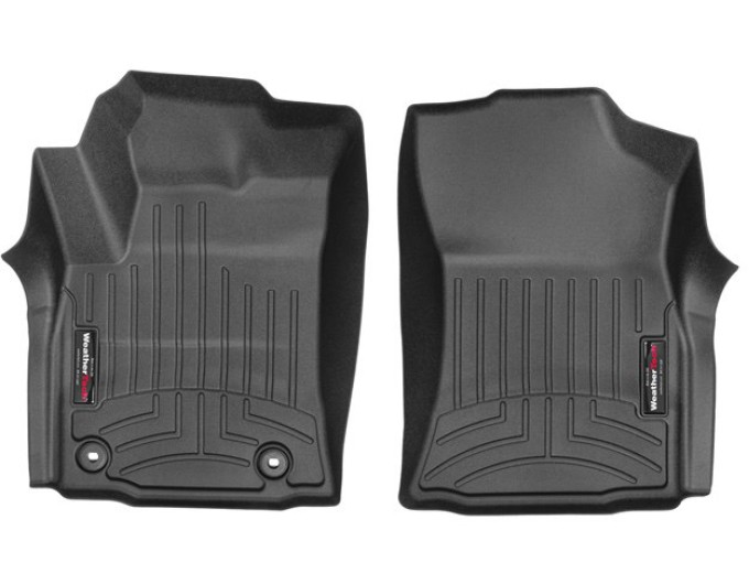 Коврики WeatherTech Black для Toyota Hilux (mkVIII)(no heating vents under 1 row)(1 row) 2015→, цена: 6 692 грн.