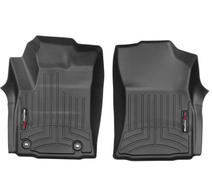 Коврики Weathertech Black для Toyota Hilux (mkVIII)(no heating vents under 1 row)(1 row) 2015→, ціна: 6 144 грн.