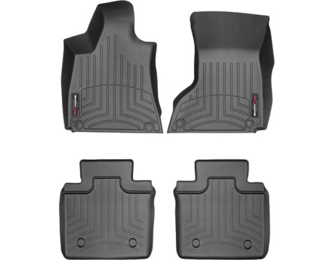 Коврики WeatherTech Black для Maserati Quattroporte (mkVI)(AWD)(2 zone climate control) 2016→, цена: 10 602 грн.