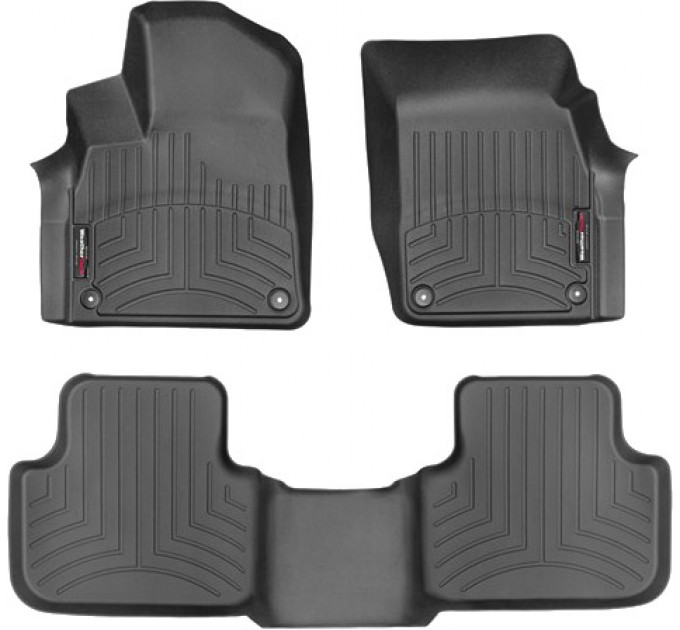 Коврики Weathertech Black для Audi Q7 (mkII); Q8 (mkI)(2 fixing) 2020→, ціна: 10 849 грн.