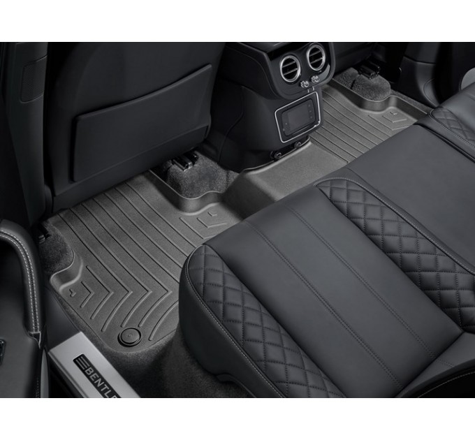 Коврики WeatherTech Black для Bentley Bentayga (mkI)(2 row) 2015→, ціна: 6 751 грн.