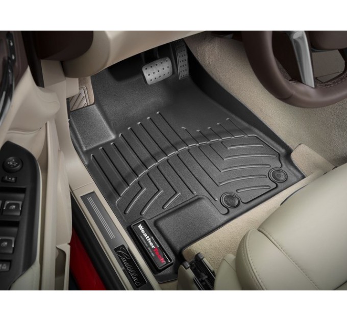 Коврики WeatherTech Black для Cadillac SRX (mkII)(3 small fixings)(1 row) 2010-2012, цена: 6 144 грн.