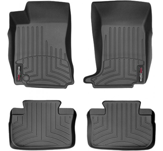 Коврики WeatherTech Black для Cadillac CTS / CTS-V (mkII)(sedan & wagon)(AWD)(1 big fixing) 2010-2014 automatic, цена: 9 826 грн.