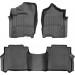 Коврики Weathertech Black для Nissan Titan XD (double cab)(mkII)(1 row bucket seats)(with organizer under 2 row) 2016→, ціна: 10 849 грн.