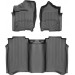 Коврики WeatherTech Black для Nissan Titan (mkII)(crew cab)(no organizer under 2 row) 2016-2024, цена: 12 487 грн.