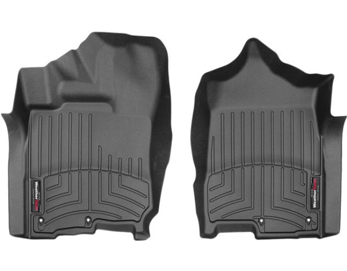 Коврики WeatherTech Black для Nissan Titan XD (mkII)(extended cab)(1 row) 2016→, цена: 6 692 грн.