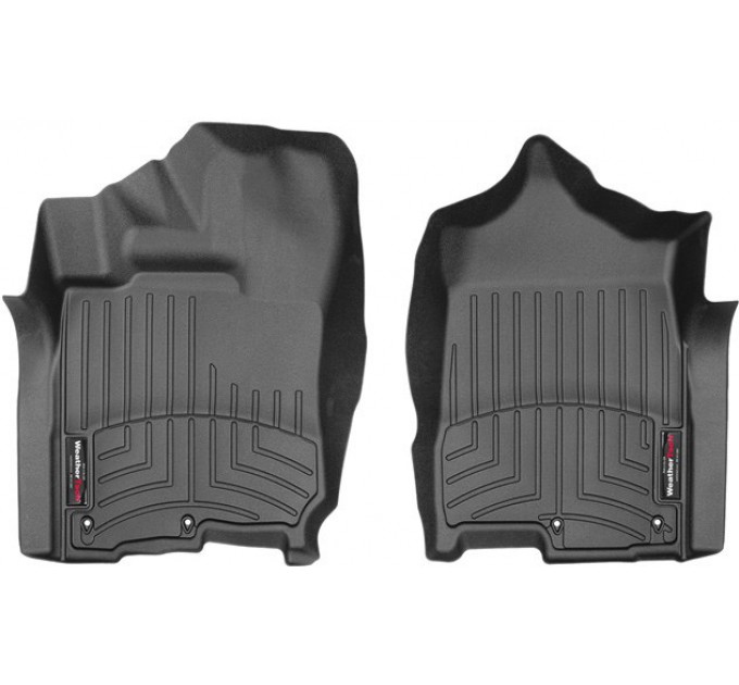 Коврики WeatherTech Black для Nissan Titan XD (mkII)(extended cab)(1 row) 2016→, цена: 6 144 грн.