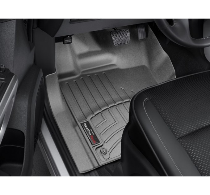 Коврики Weathertech Black для Nissan Titan XD (double cab)(mkII)(no organizer under 2 row) 2016→, ціна: 12 487 грн.