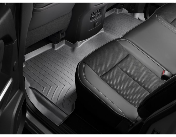 Коврики WeatherTech Black для Nissan Titan (mkII)(crew cab)(1 row bucket seats)(with organizer under 2 row)(2 row) 2016-2024, цена: 5 135 грн.