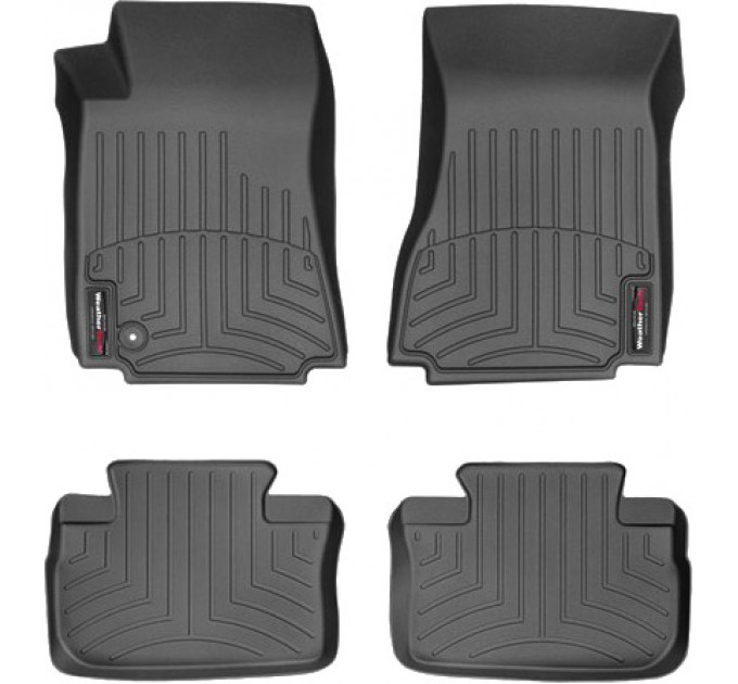 Коврики Weathertech Black для Cadillac CTS (sedan & wagon)(mkII)(RWD)(1 small fixing) 2008-2010 automatic, ціна: 9 227 грн.