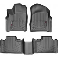 Коврики Weathertech Black для Jeep Grand Cherokee (US)(WK2); Dodge Durango (mkIII)(1-2 row)(2 row bench) 03.2015→