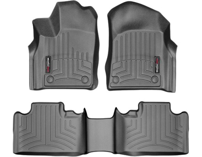 Коврики WeatherTech Black для Dodge Durango (mkIII)(1-2 row)(2 row bucket) 03.2015→, цена: 11 709 грн.