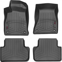 Коврики WeatherTech Black для Audi A4/S4/RS4 (B9) / A5/S5/RS5 (mkII)(sportback)(no fixings on 2 row) 2016→