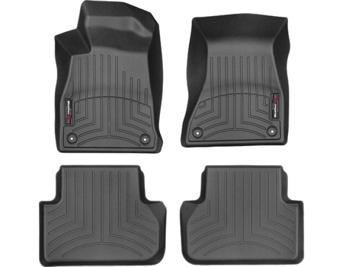 Коврики WeatherTech Black для Audi A4/S4/RS4 (B9) / A5/S5/RS5 (mkII)(sportback)(no fixings on 2 row) 2016→, цена: 11 603 грн.