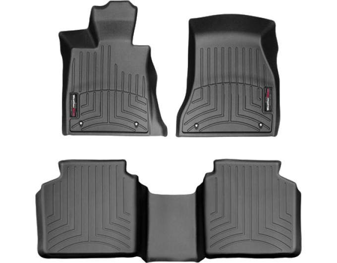 Коврики WeatherTech Black для BMW 7-series (G12)(long)(AWD & RWD)(no console) 2015→, цена: 11 488 грн.