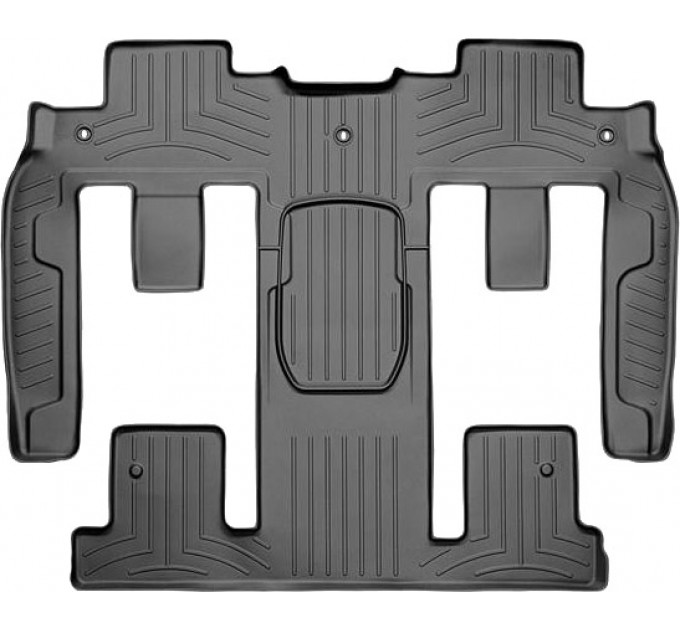 Килимки WeatherTech Black для Chevrolet Traverse (mkI)(2 row bucket seat)(2-3 row) 2009-2017, ціна: 6 343 грн.