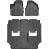 Коврики WeatherTech Black для Chrysler Pacifica (mkII)(not hybrid)(Touring Trim)(2 row - 3 seat bench or 2 row - bucket seats)(1-2-3 row) 2016→, цена: 12 487 грн.