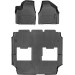 Коврики Weathertech Black для Chrysler Pacifica (mkII)(hybrid)(1-2-3 row) 2016→, ціна: 12 487 грн.