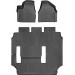 Коврики WeatherTech Black для Chrysler Pacifica (mkII)(not hybrid)(2 row - 2 seat bench)(1-2-3 row) 2016-2020, цена: 12 487 грн.