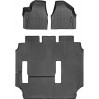 Коврики WeatherTech Black для Chrysler Pacifica (mkII)(not hybrid)(2 row - 2 seat bench)(1-2-3 row) 2016-2020, цена: 12 487 грн.