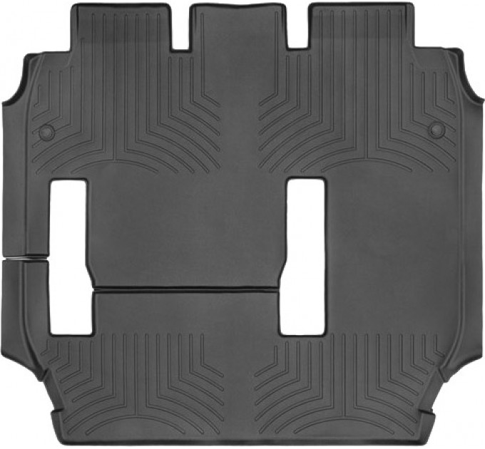 Коврики WeatherTech Black для Chrysler Pacifica (mkII)(not hybrid)(2 row - 2 seat bench)(2-3 row) 2016-2020, цена: 6 343 грн.