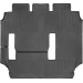 Коврики Weathertech Black для Chrysler Pacifica (mkII)(not hybrid)(2 row bench seats)(2-3 row) 2016-2019, ціна: 6 343 грн.