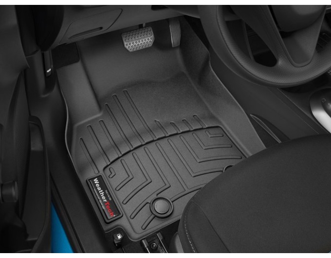Коврики WeatherTech Black для Chevrolet Spark (mkIV)(not EV); Opel Karl (mkI)(1 row) 2015→, цена: 6 692 грн.