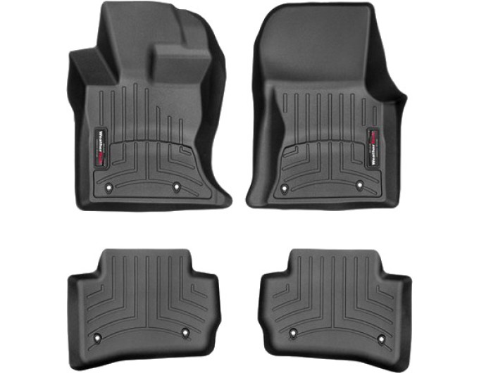 Коврики WeatherTech Black для Jaguar F-Pace (mkI) 2016→; Land Rover Range Rover Velar (mkI) 2017-2020, цена: 11 488 грн.