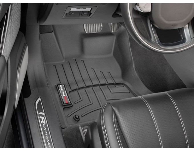 Коврики WeatherTech Black для Jaguar F-Pace (mkI) 2016→; Land Rover Range Rover Velar (mkI) 2017-2020, цена: 11 488 грн.