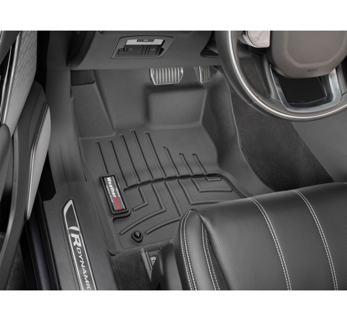 Коврики WeatherTech Black для Jaguar F-Pace (mkI) 2016→; Land Rover Range Rover Velar (mkI) 2017-2020, цена: 10 641 грн.