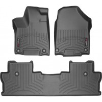 Коврики WeatherTech Black для Honda Ridgeline (mkII)(1-2 row) 2017→