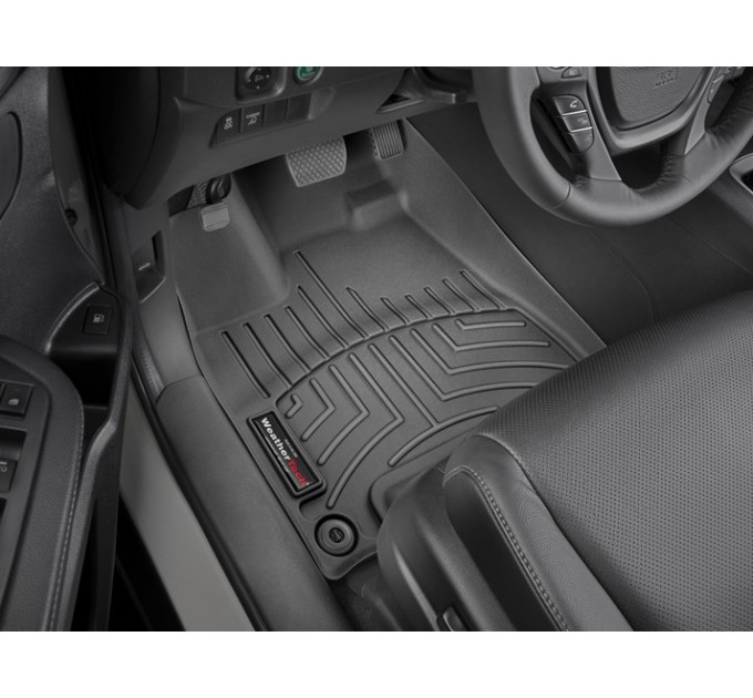 Коврики WeatherTech Black для Honda Ridgeline (mkII)(1-2 row) 2017→, цена: 10 641 грн.