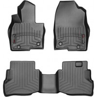 Коврики Weathertech Black для Mazda CX-9 (mkII)(7 seats or 6 with console on 2 row)(1-2 row) 2016→