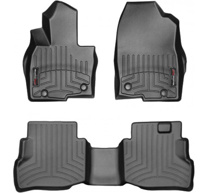 Коврики Weathertech Black для Mazda CX-9 (mkII)(7 seats or 6 with console on 2 row)(1-2 row) 2016→, ціна: 10 641 грн.