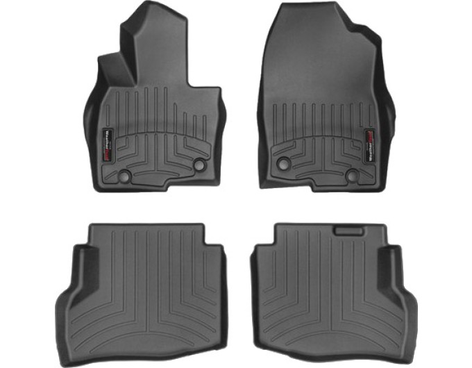 Коврики WeatherTech Black для Mazda CX-9 (mkII)(6 seats no console on 2 row)(1-2 row) 2020→, цена: 11 488 грн.