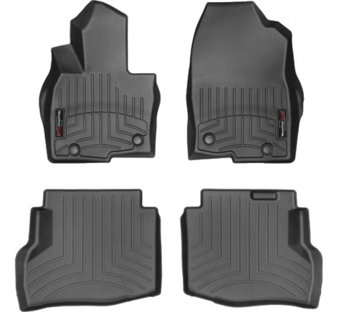 Коврики Weathertech Black для Mazda CX-9 (mkII)(6 seats no console on 2 row)(1-2 row) 2020→, ціна: 10 641 грн.