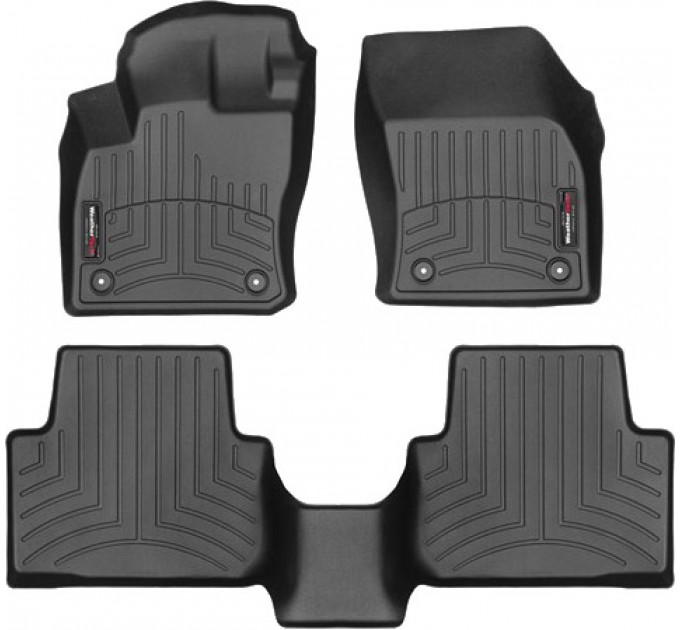 Коврики WeatherTech Black для Volkswagen Golf (mkVII)(Sportsvan) 2014-2020, цена: 10 641 грн.