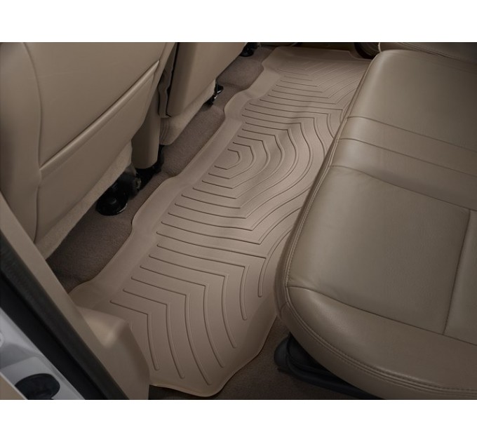 Коврики WeatherTech Beige для Ford Super Duty (mkII)(double cab)(no 4x4 shifter)(1 row - 1pc.) 2008-2010 automatic, цена: 12 440 грн.