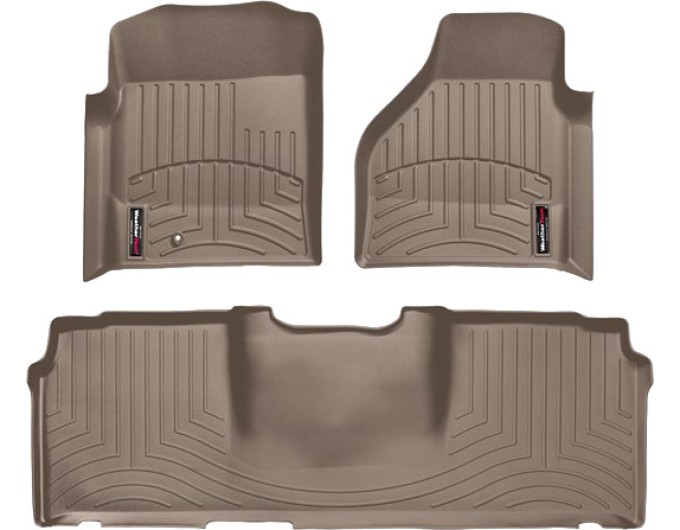 Коврики WeatherTech Beige для Dodge Ram (mkIII)(mega cab)(2WD) 2005-2008 automatic, цена: 11 709 грн.